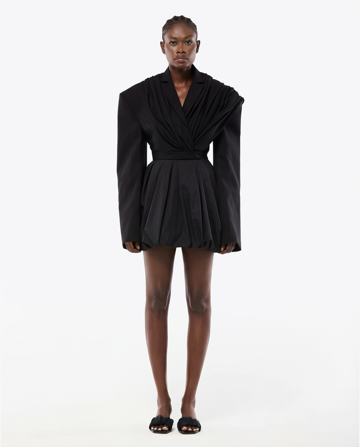 GIACCA CORTA CON DRAPPEGGIO