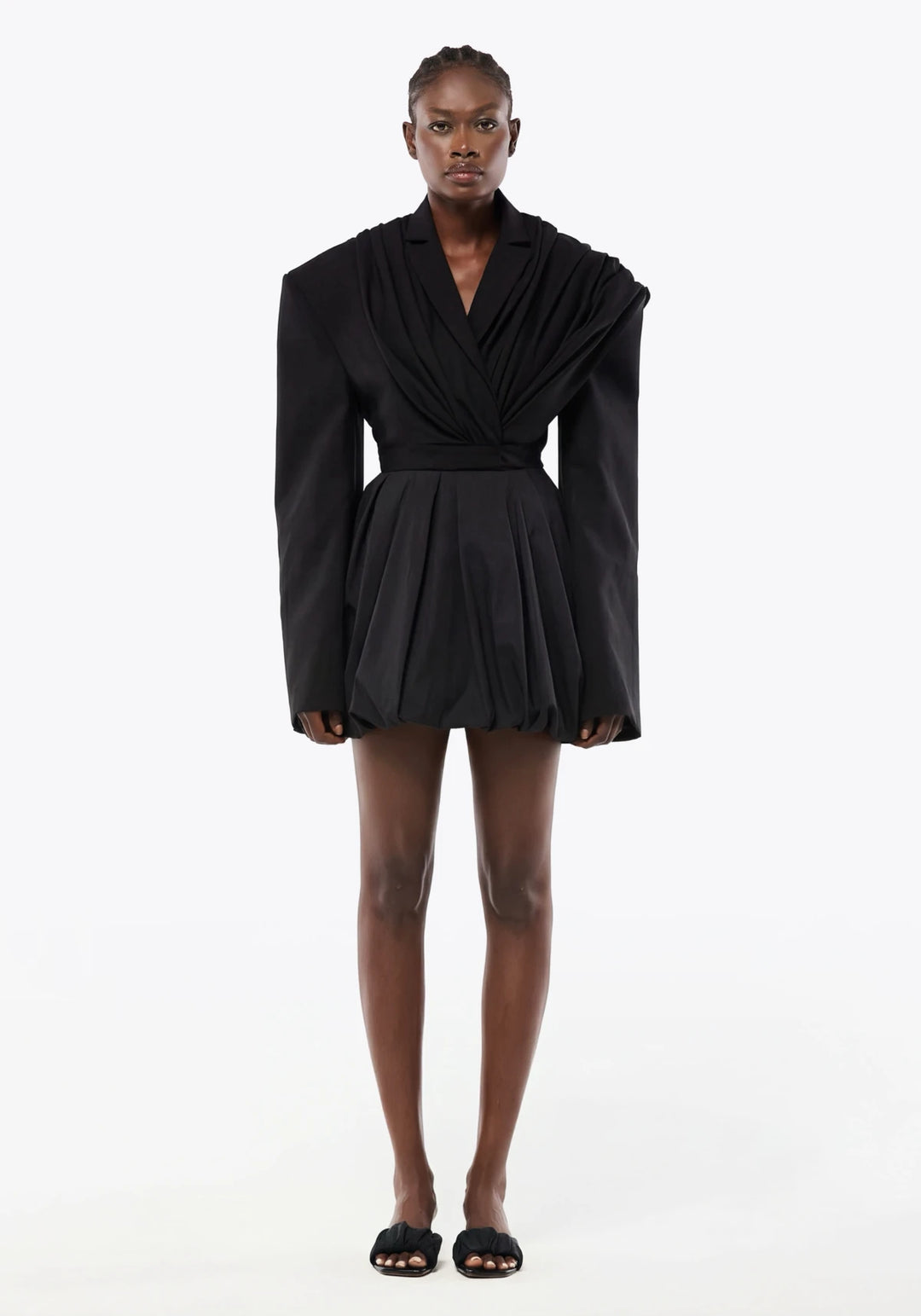 CROPPED DRAPED JACKET