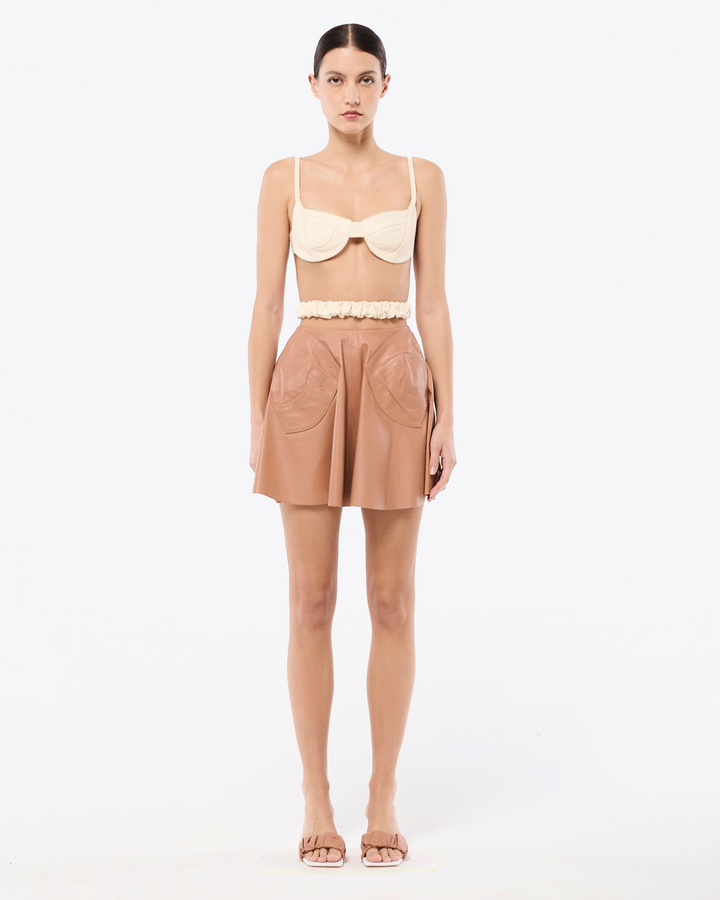 LYRA MINIGONNA IN PELLE