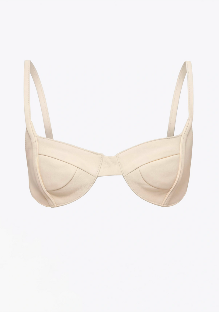 BRASSIÈRE EN CUIR