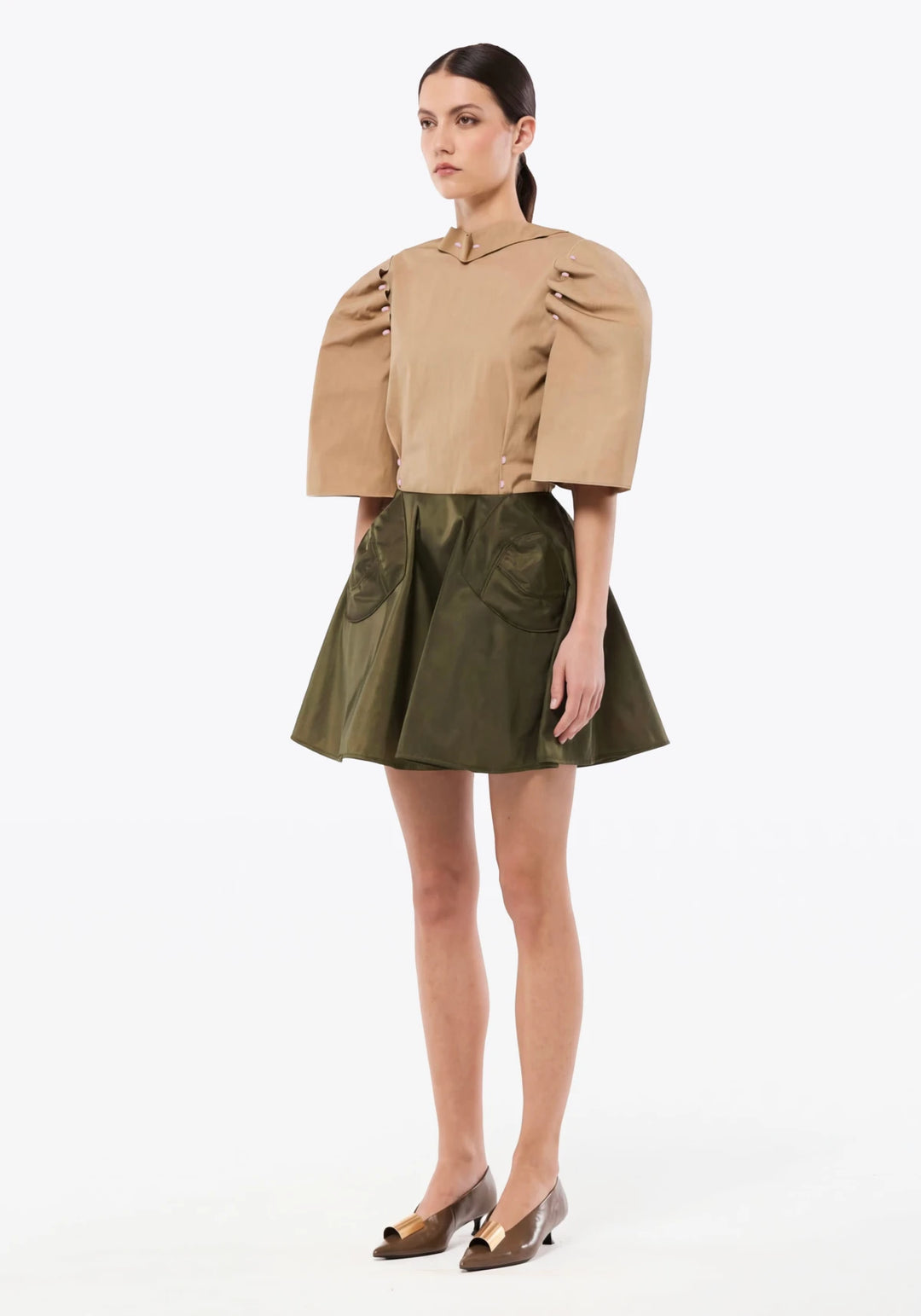 LYRA MINI SKIRT IN NYLON