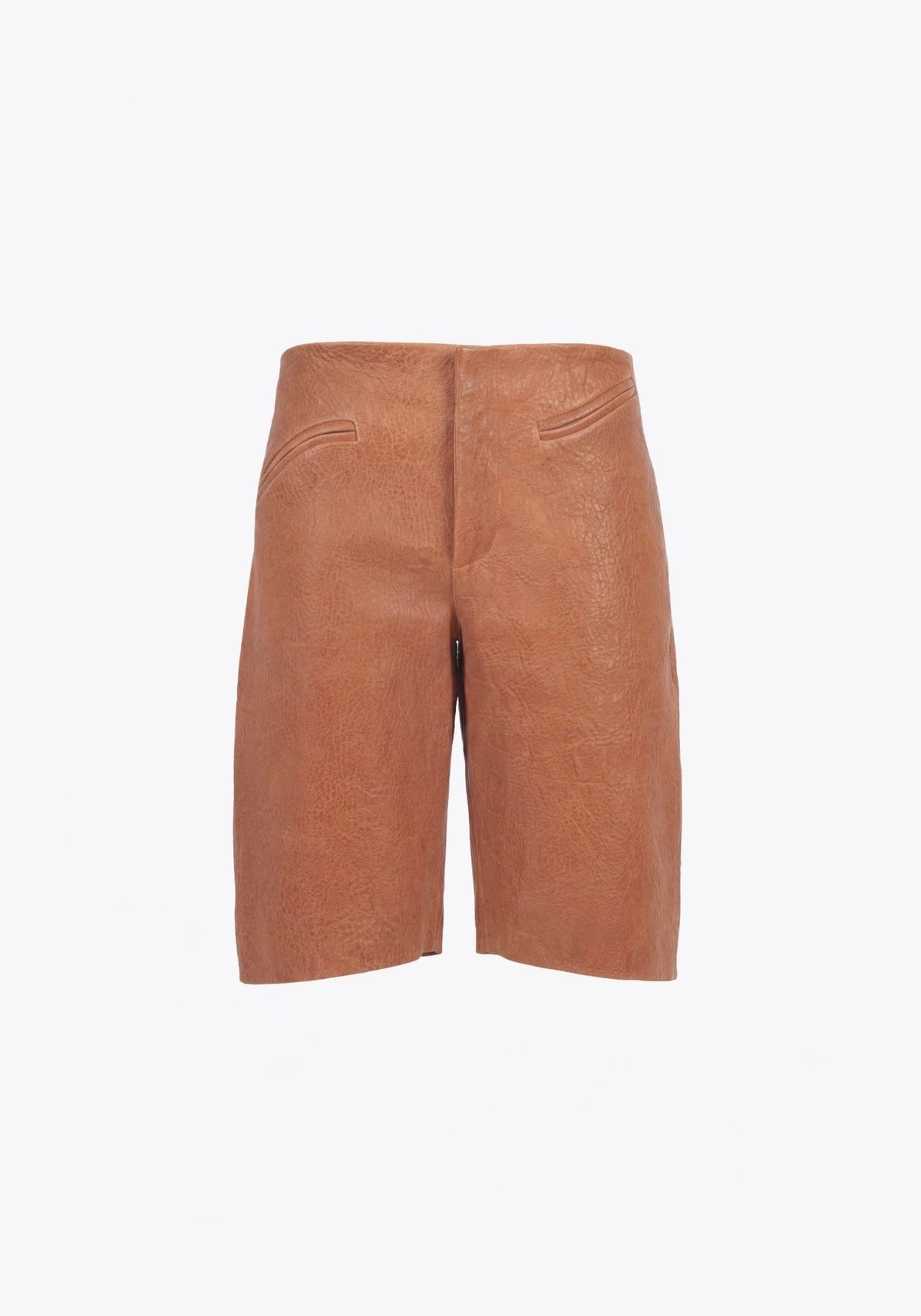 BERMUDA EN CUIR