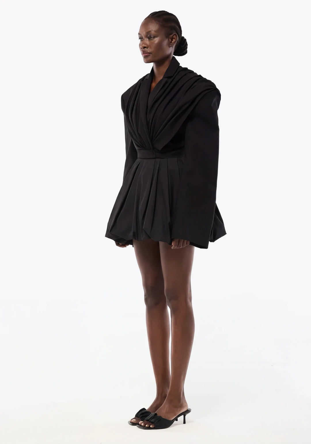 BALLOON MINI SKIRT IN COTTON