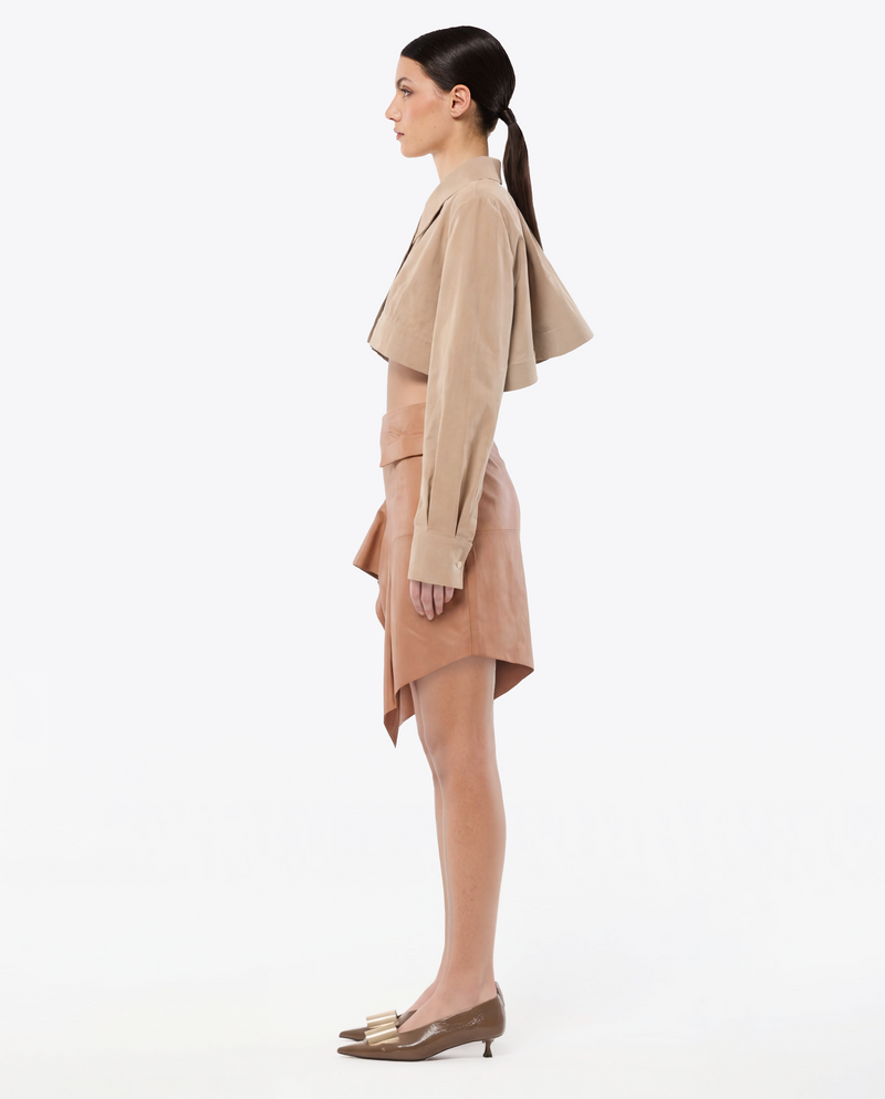 CHEMISE COURTE EN COTON