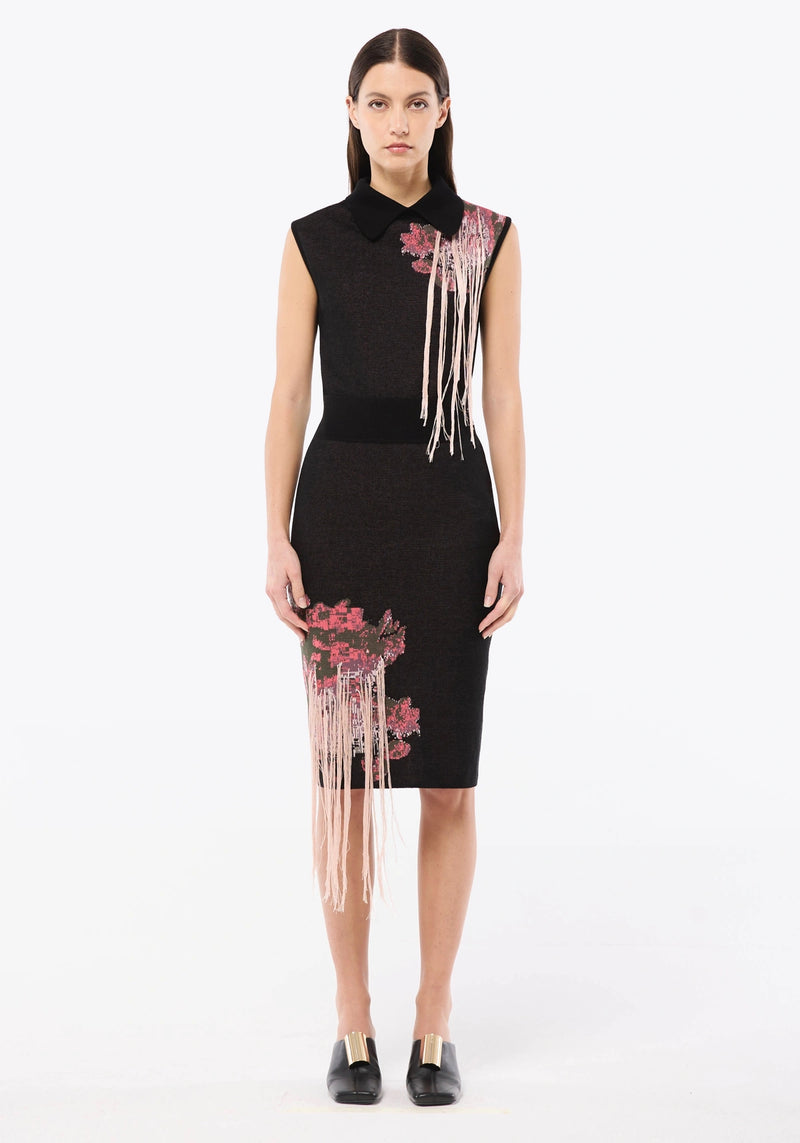 JUPE MIDI EN JACQUARD
