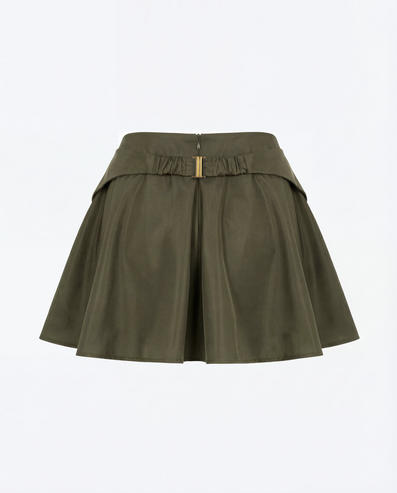 JUPE MIDI LYRA EN NYLON