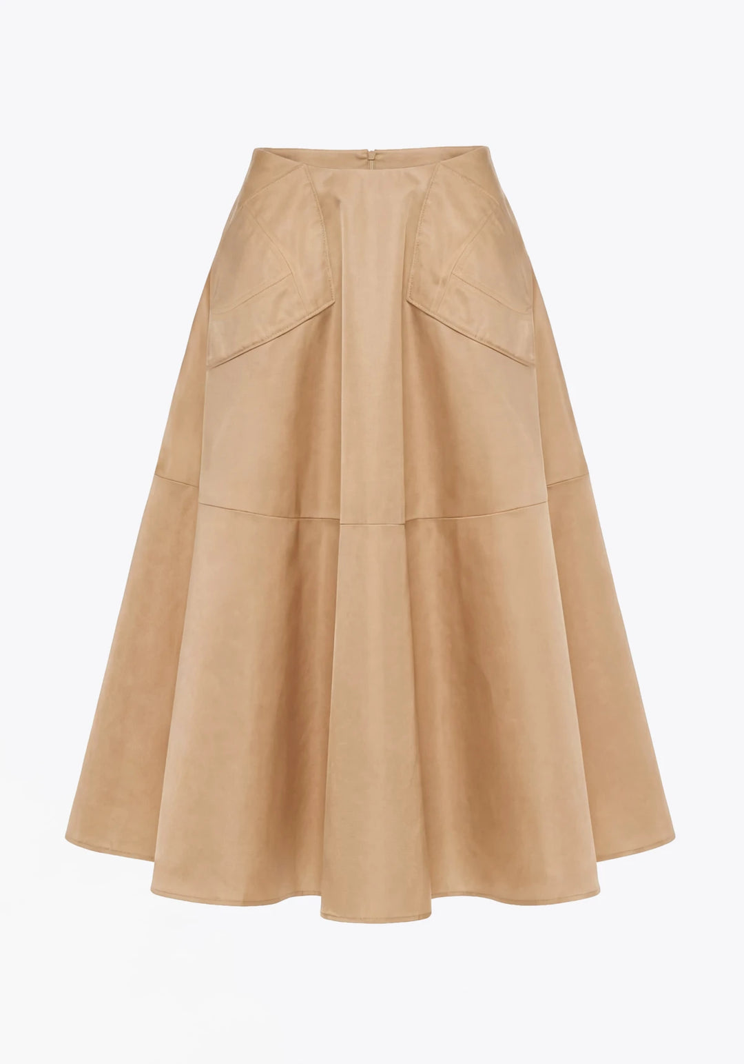 LYRA MIDI SKIRT IN NYLON