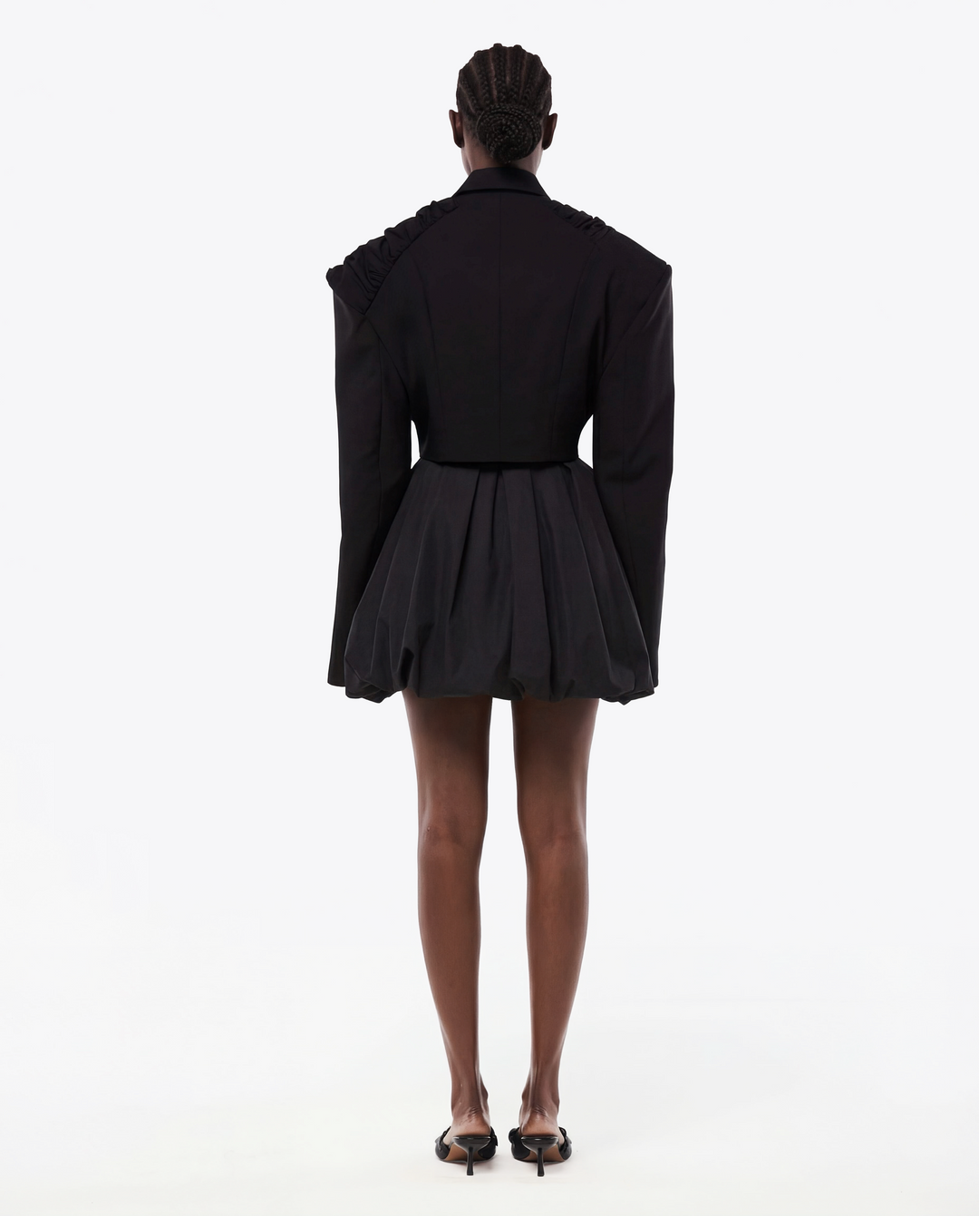 GIACCA CORTA CON DRAPPEGGIO