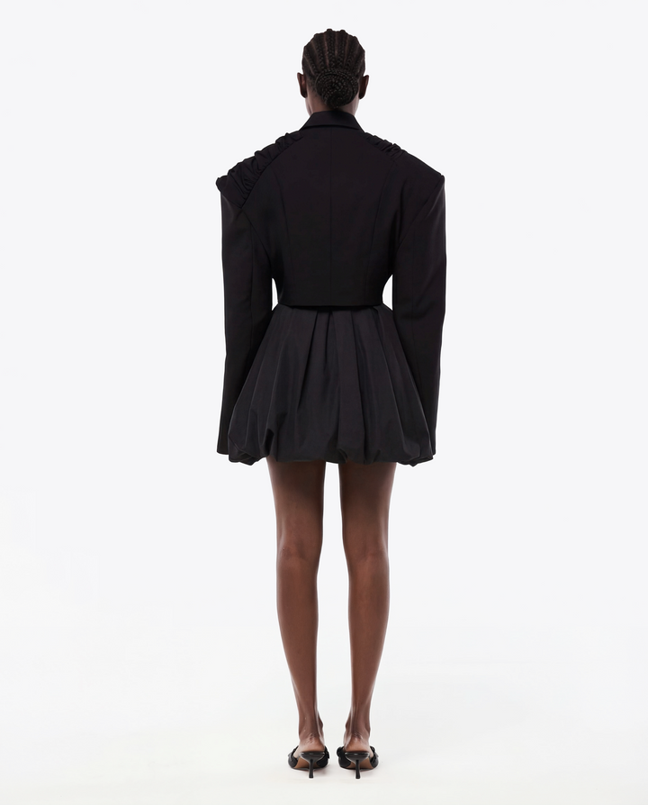 GIACCA CORTA CON DRAPPEGGIO