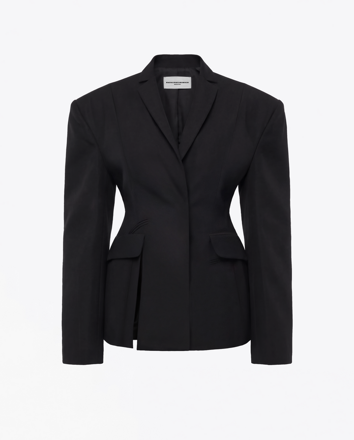 CHAQUETA DE BOTONADURA SIMPLE DE ALGODÓN