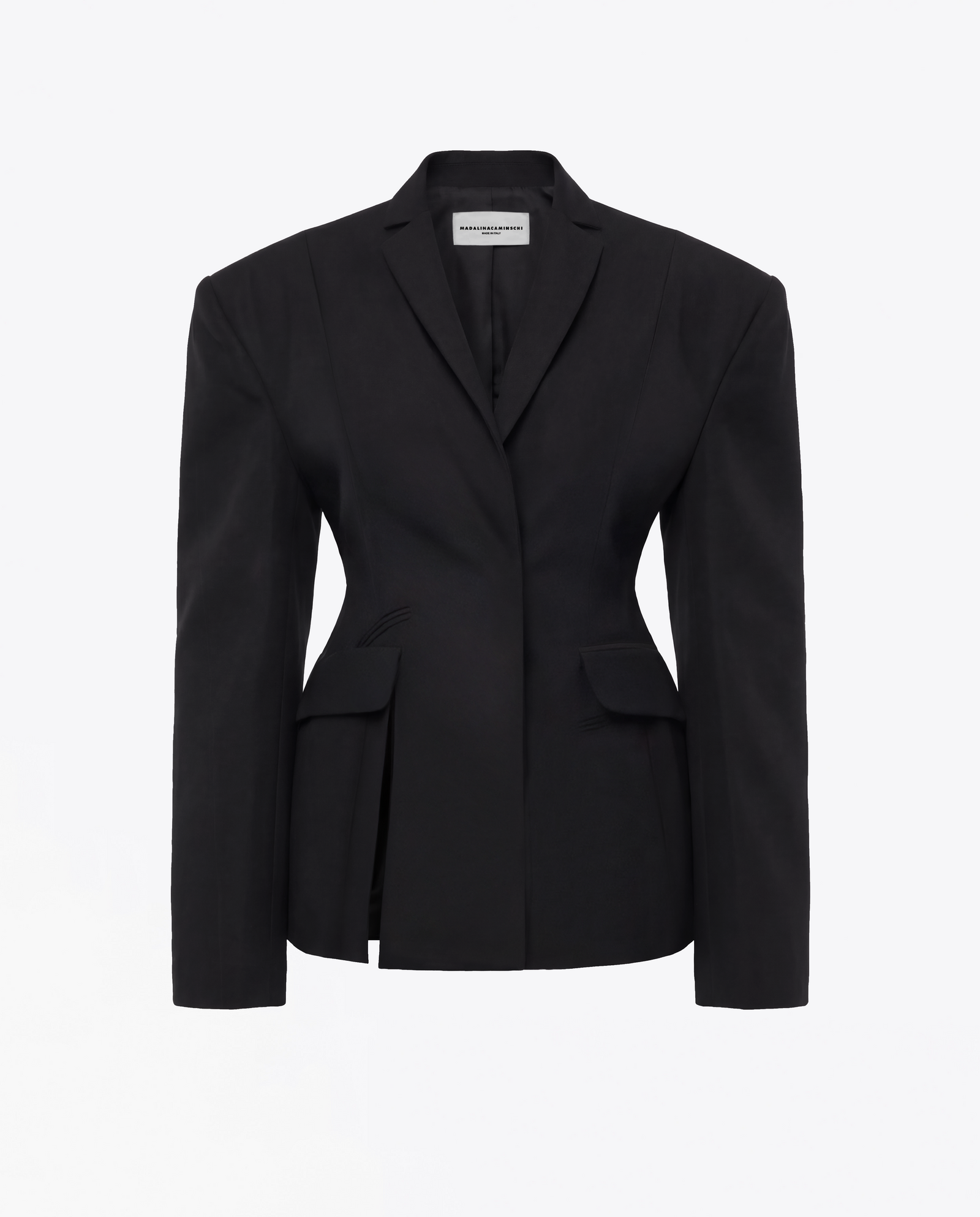 VESTE À UNE RANGÉE DE BOUTONS EN COTON
