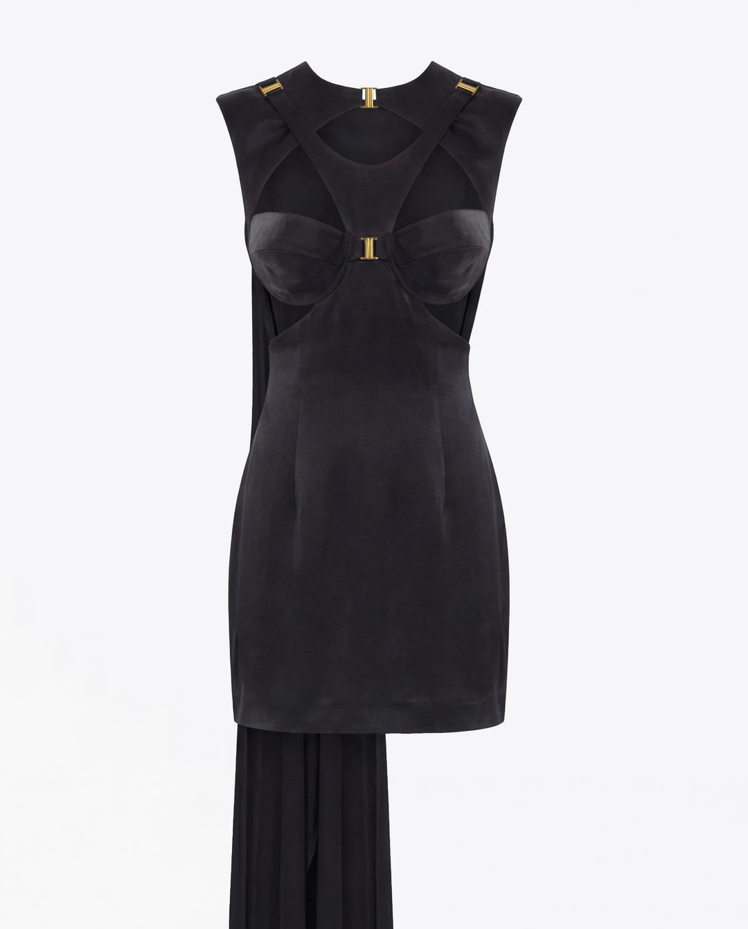 MINI-ROBE AVEC DÉCOUPES
