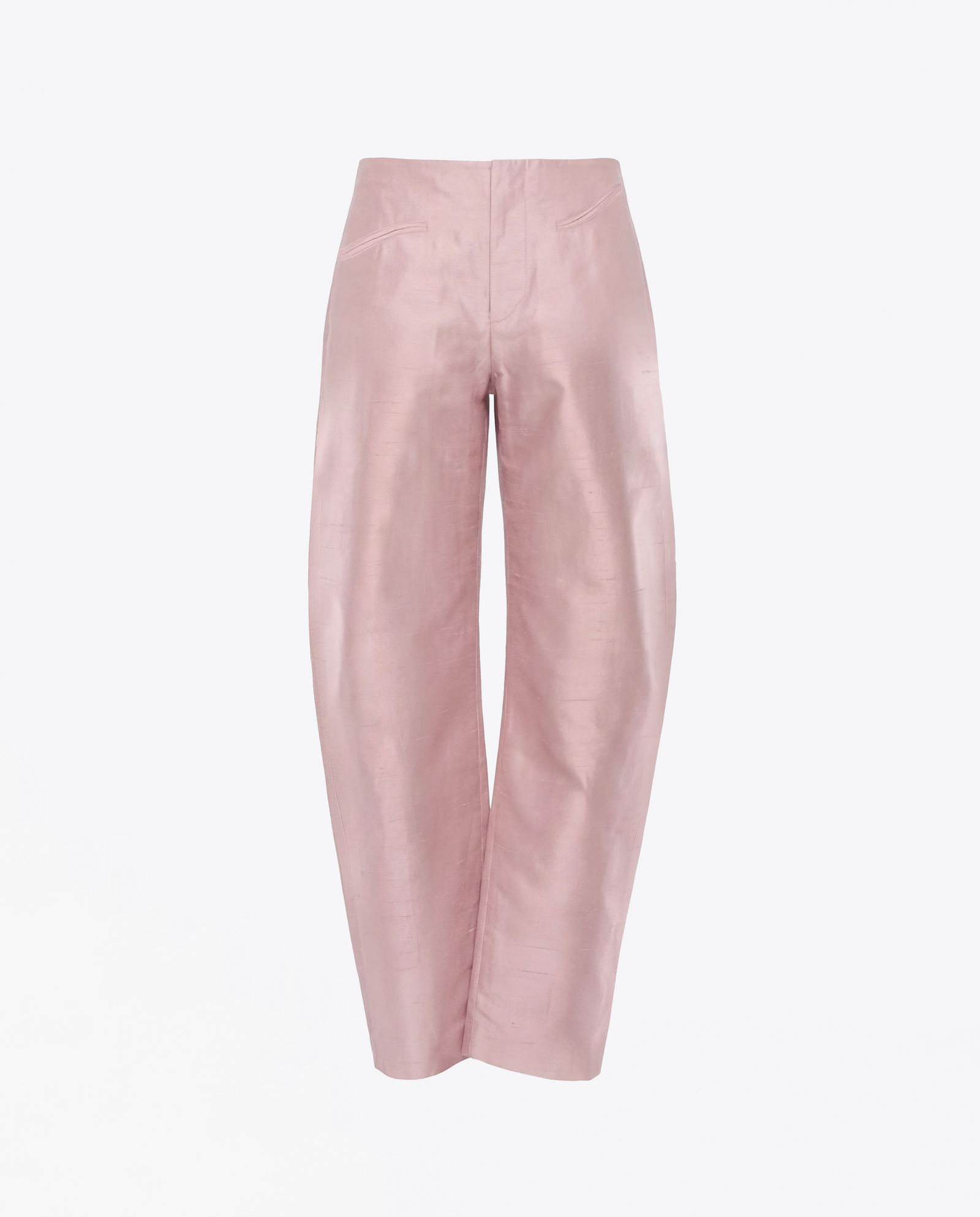 PANTALON ÉVASÉ EN SOIE SHANTUNG