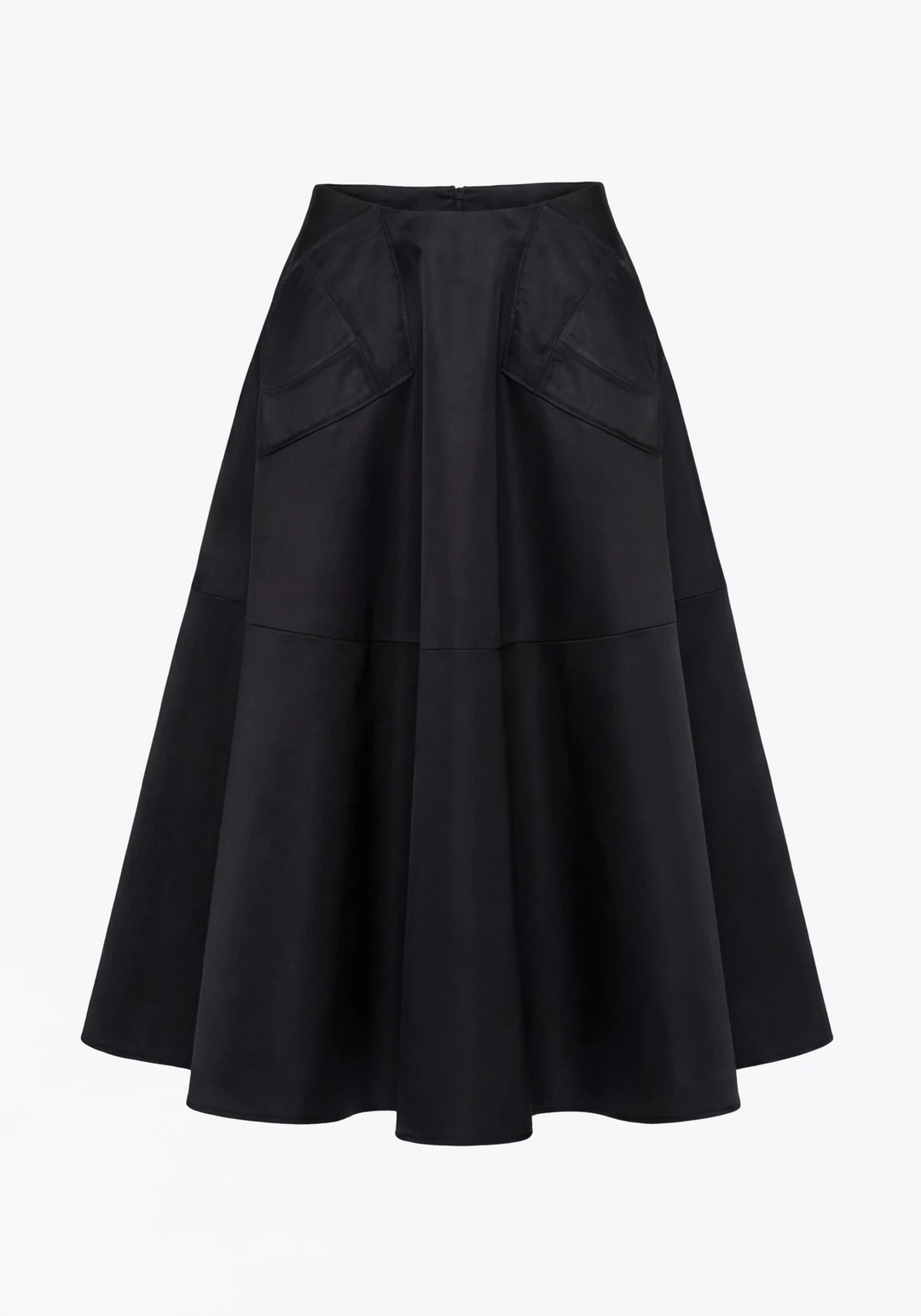 LYRA MIDI SKIRT IN NYLON