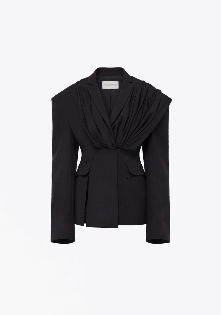 GIACCA CON DRAPPEGGIO