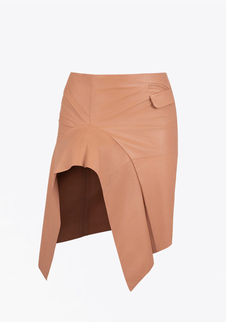 JUPE EN CUIR