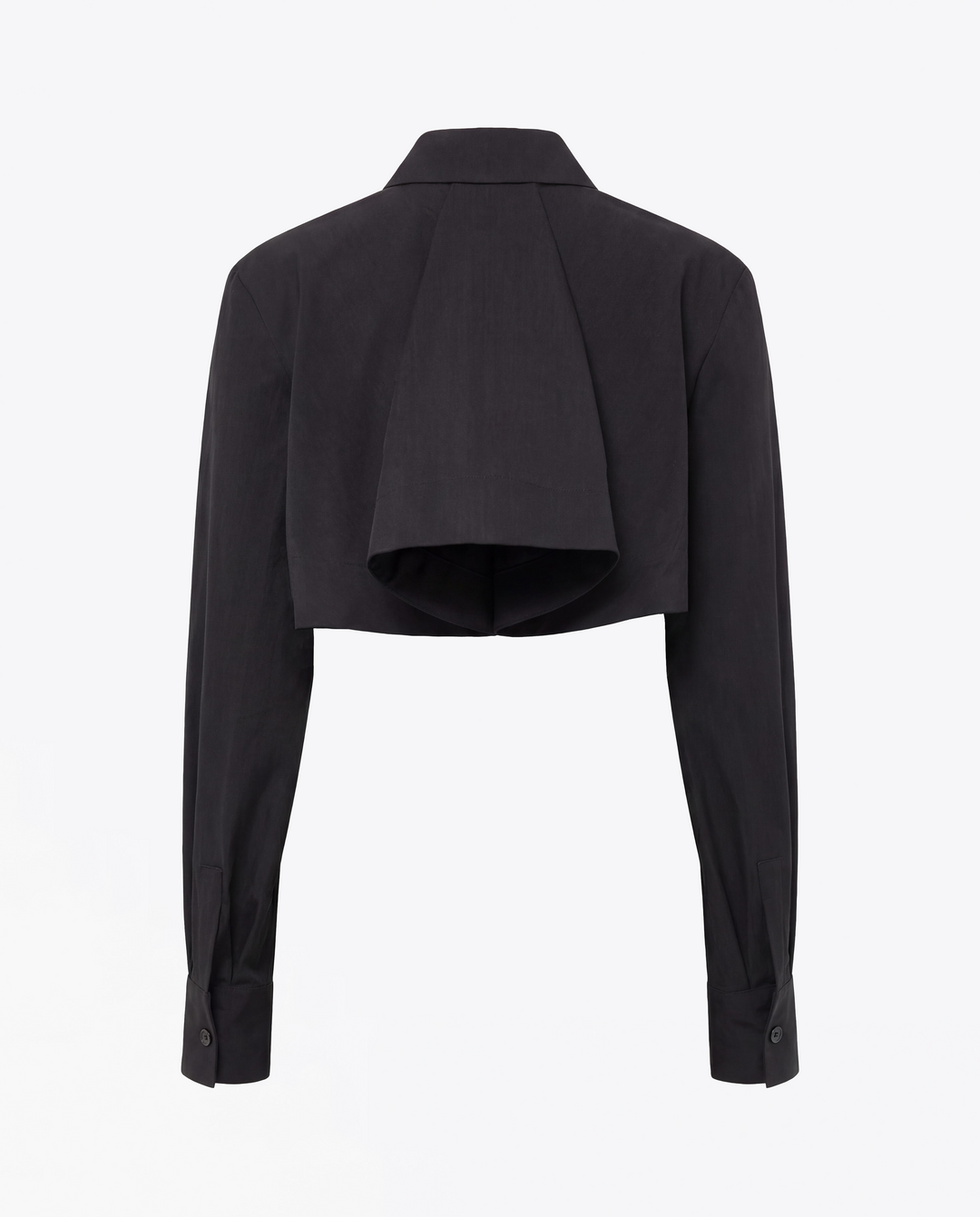 CROPPED SHIRT IN COTTON