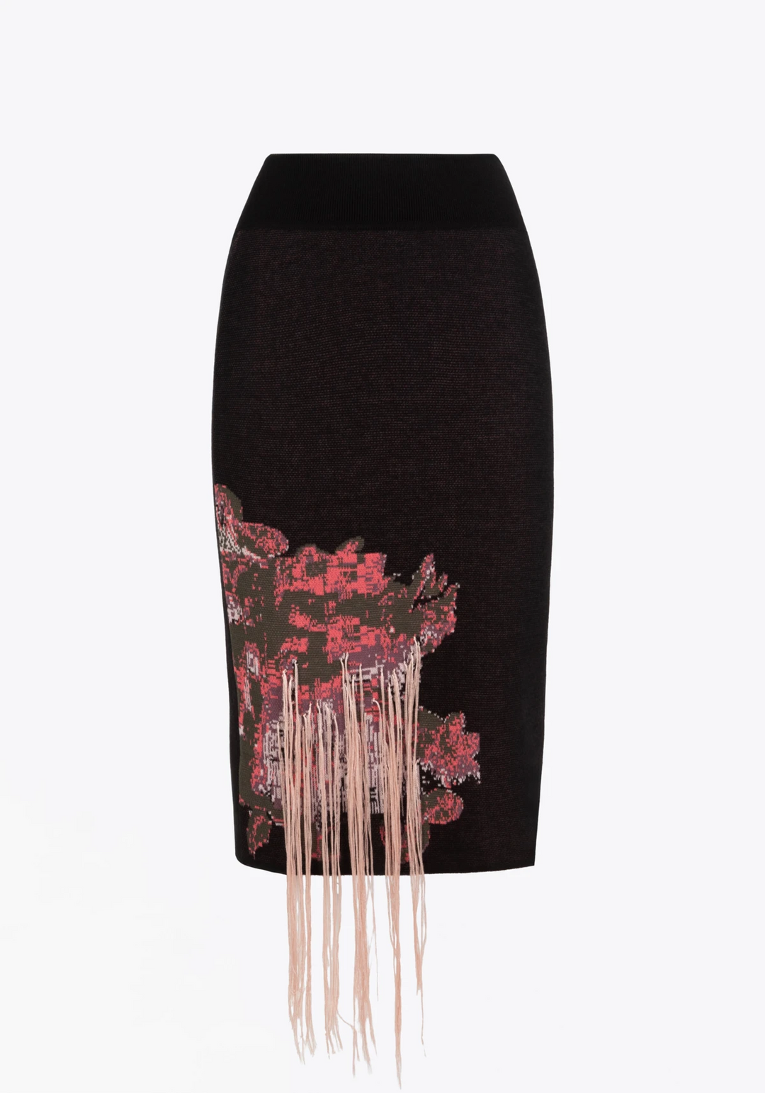 JACQUARD MIDI SKIRT