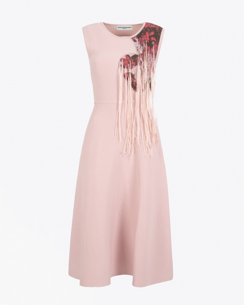ROBE MIDI AYRA EN MAILLE 