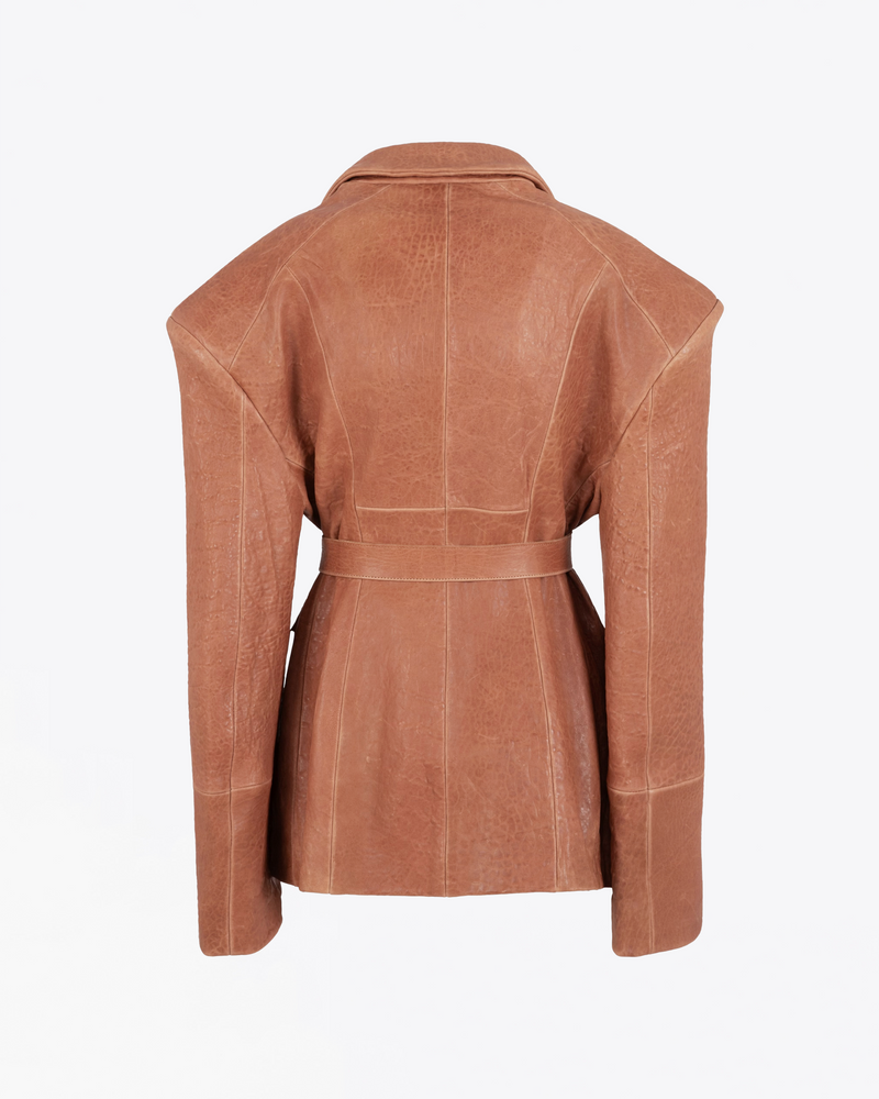 VESTE EN CUIR