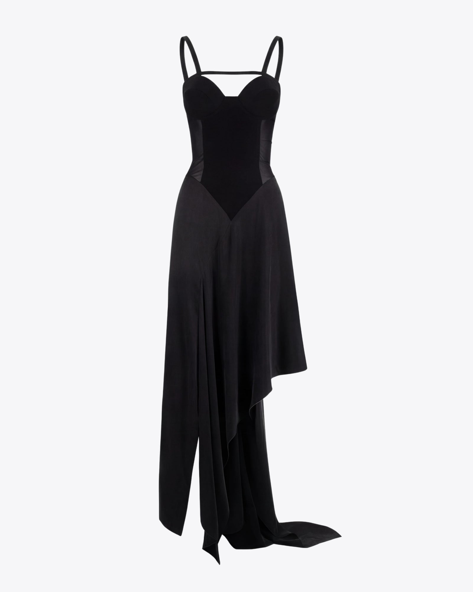 ANTEA MAXI DRESS AVEC CORSET