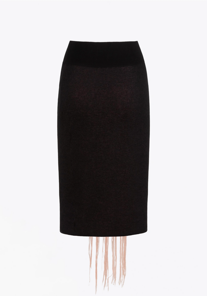 JUPE MIDI EN JACQUARD