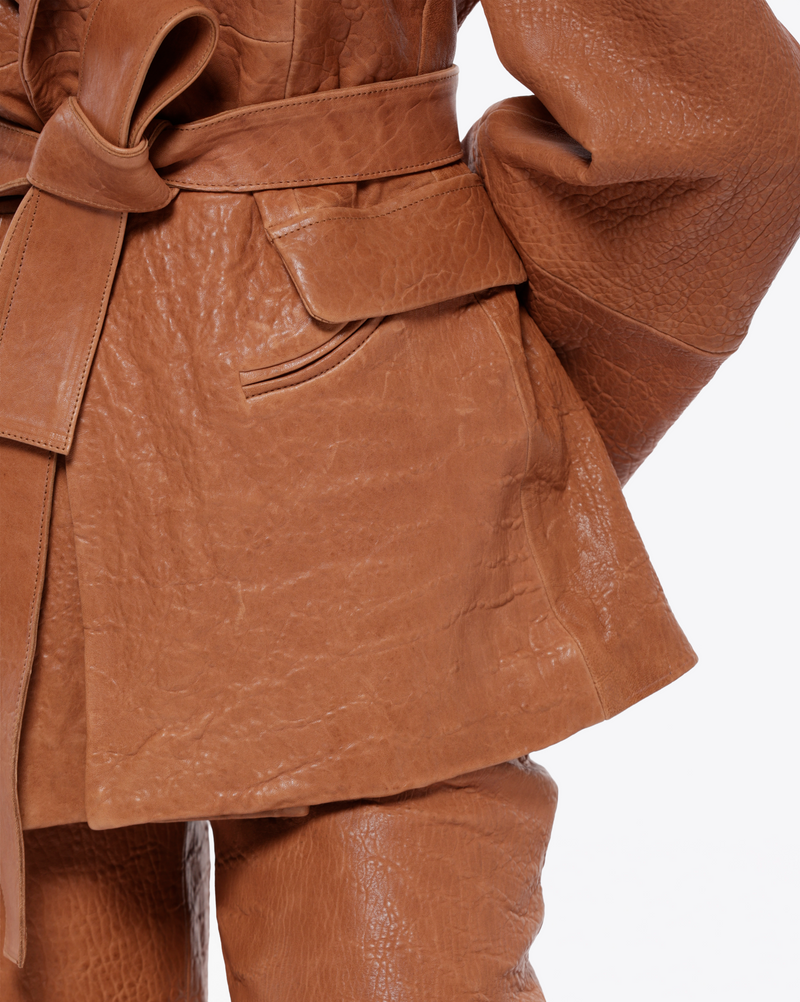 VESTE EN CUIR