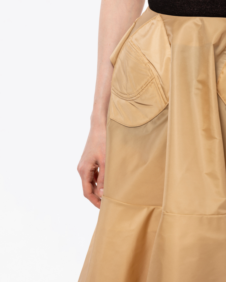 JUPE MIDI LYRA EN NYLON