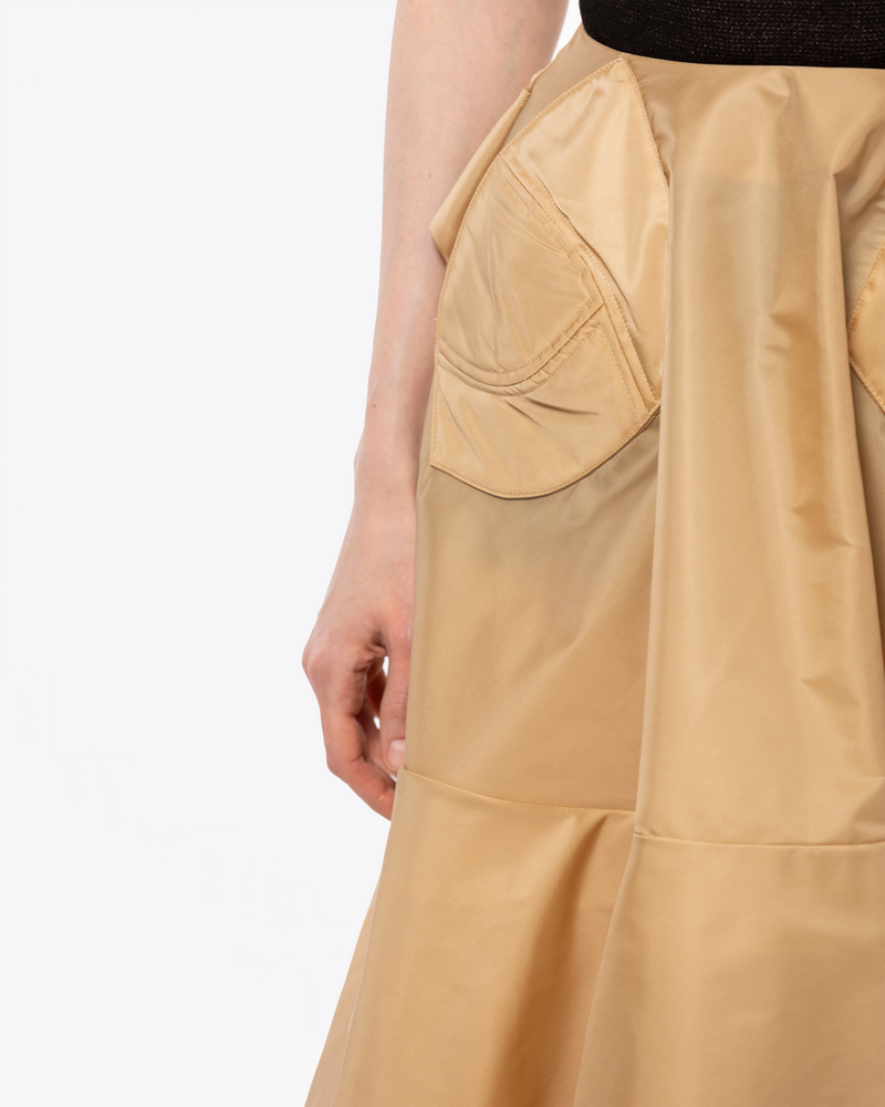 JUPE MIDI LYRA EN NYLON