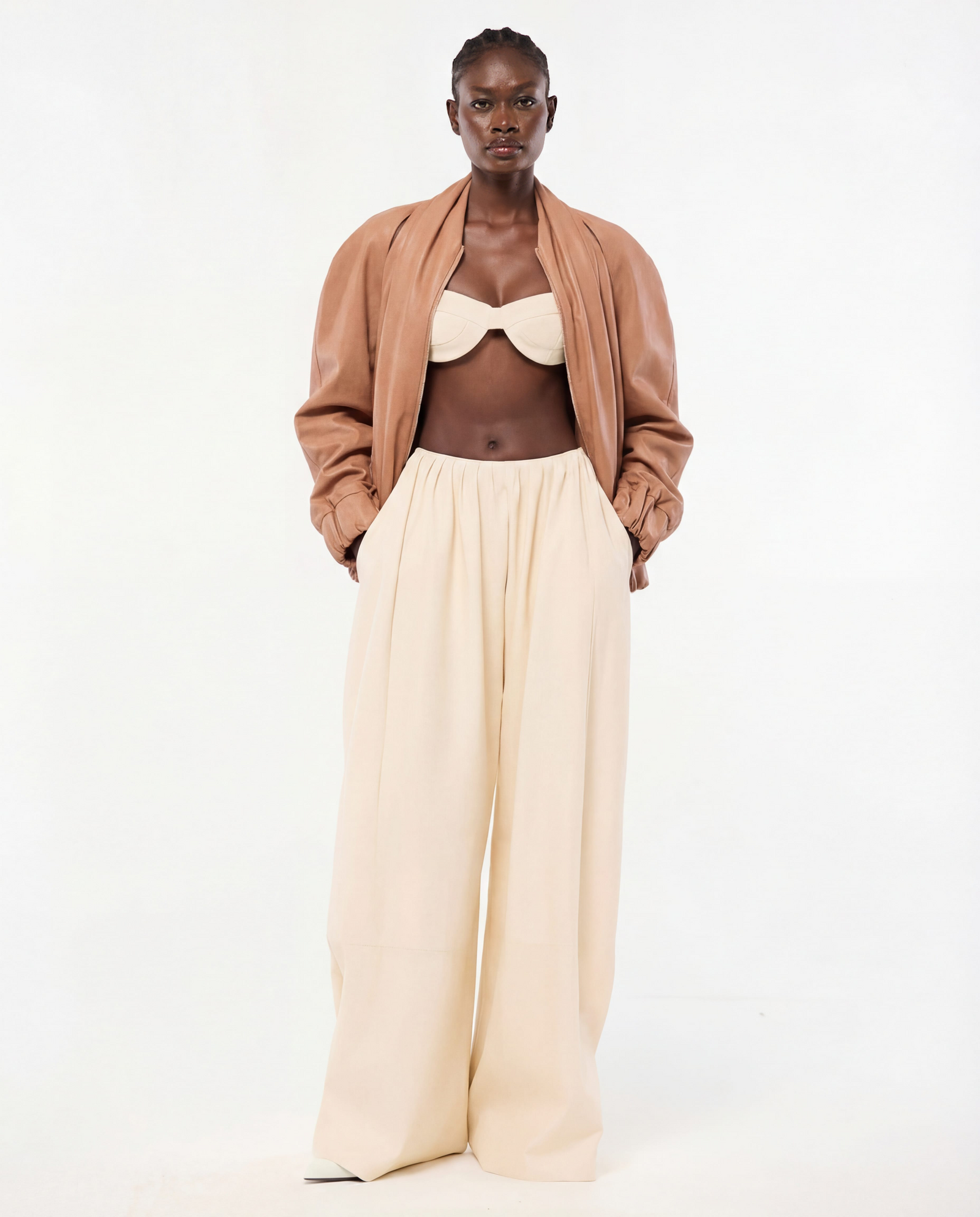 PANTALON EN CUIR