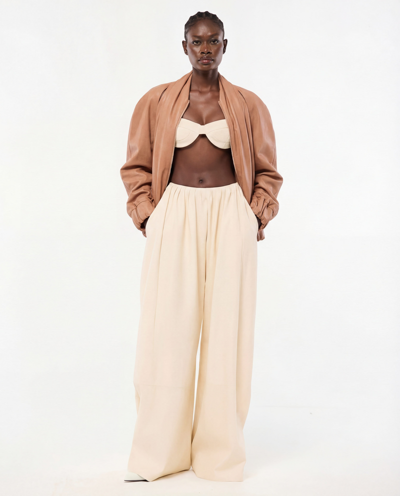 PANTALON EN CUIR
