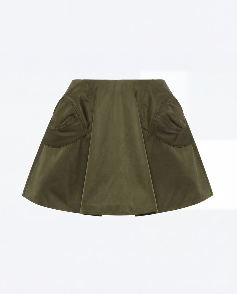 JUPE MIDI LYRA EN NYLON