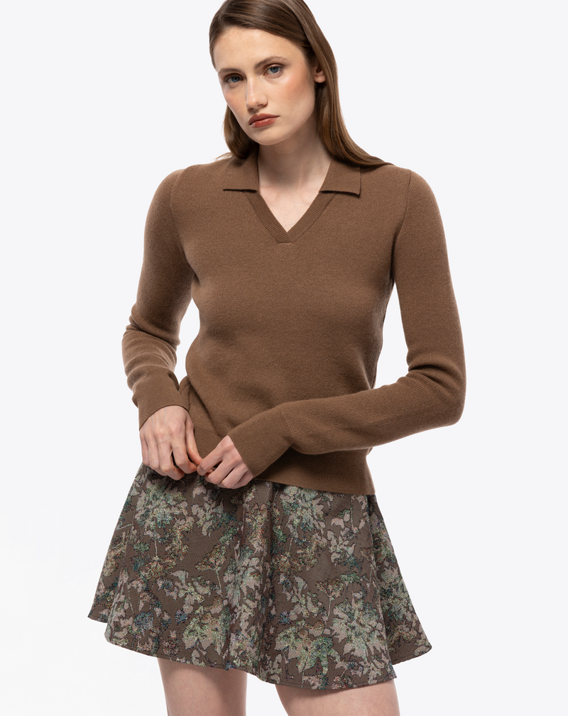POLO IN WOOL CASHMERE