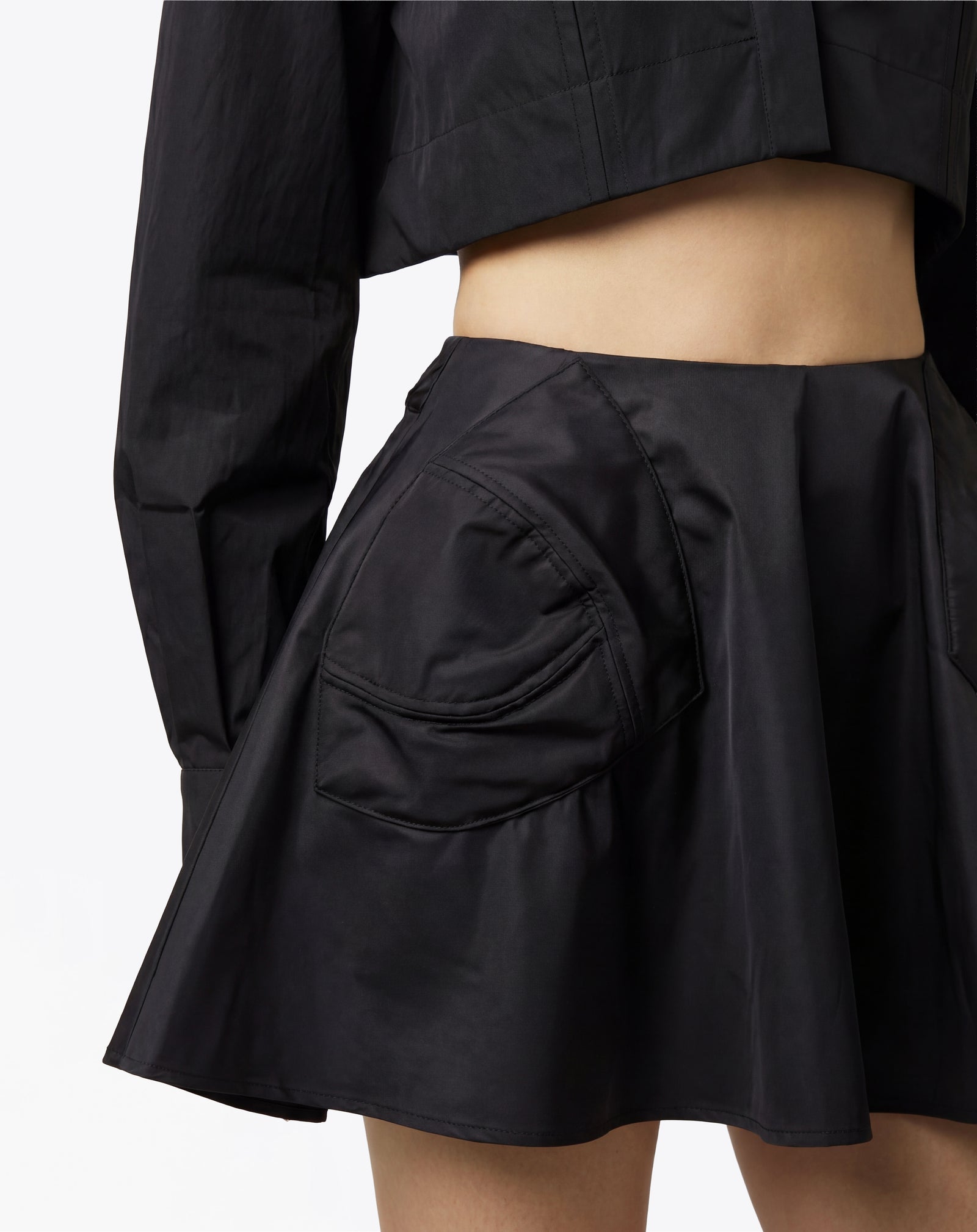 JUPE MIDI LYRA EN NYLON
