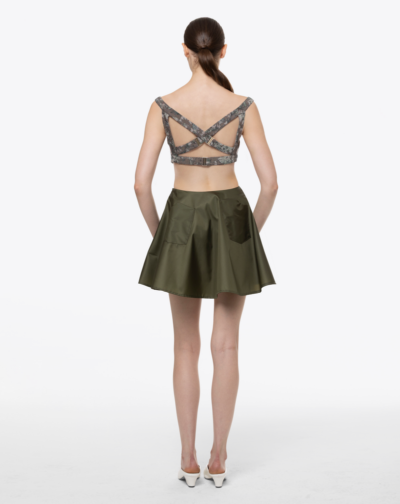 MINI SKIRT IN NYLON