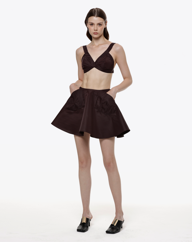 Lyra Mini Skirt in Nylon