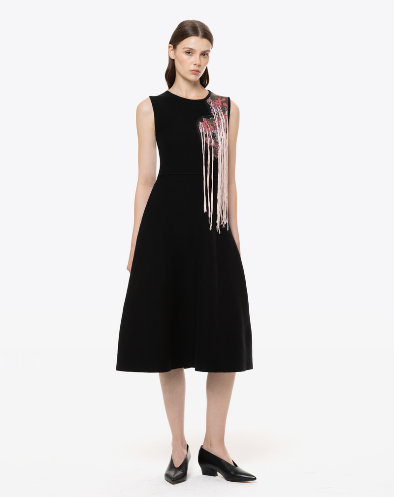 VESTIDO DE PUNTO MIDI AYRA