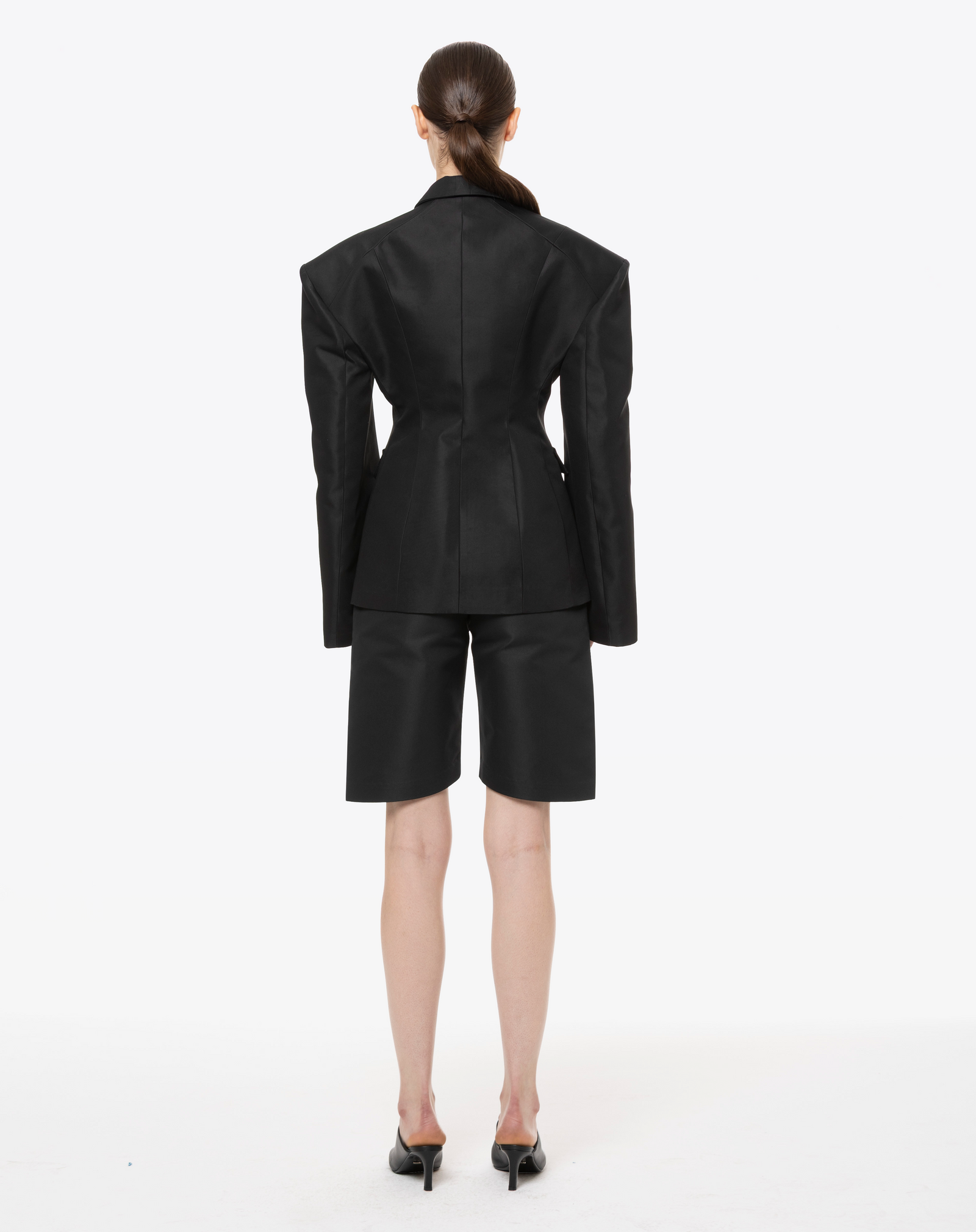 SINGLE BREASTED JACKET IN COTTON