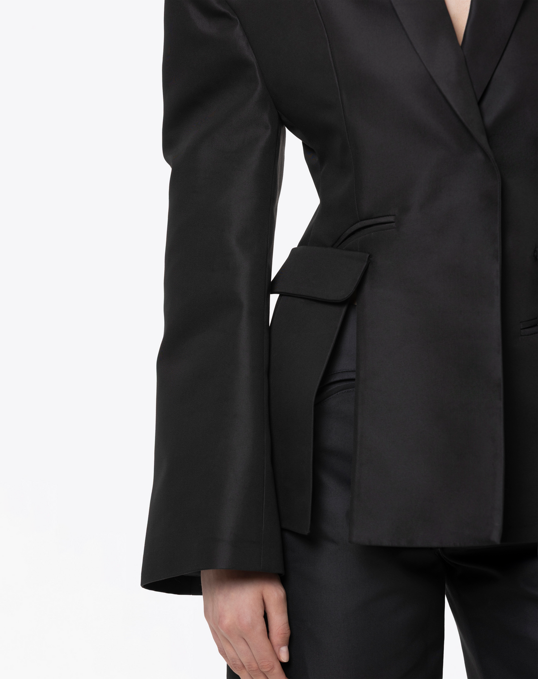 SINGLE BREASTED JACKET IN COTTON